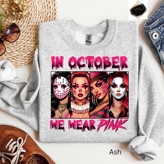 in October We Wear Pink